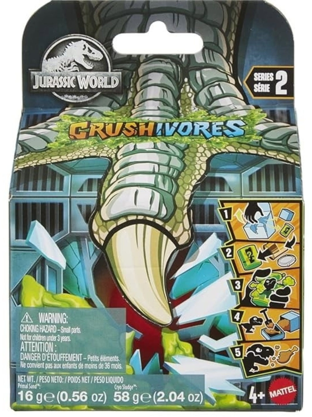 Jurassic World Series 2 Crushivores Mystery Pack Dinosaur Figure Discontinued